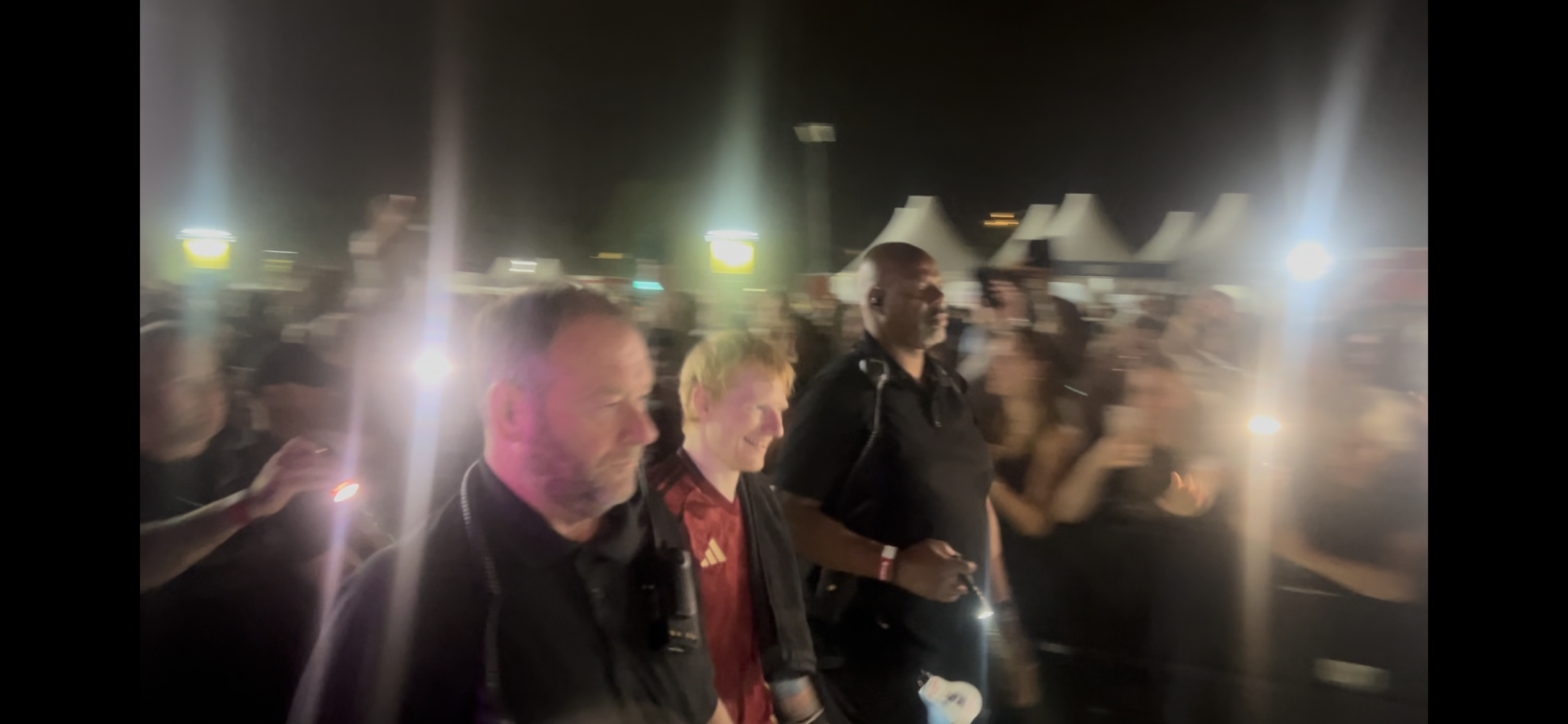 Ed Sheeran up close