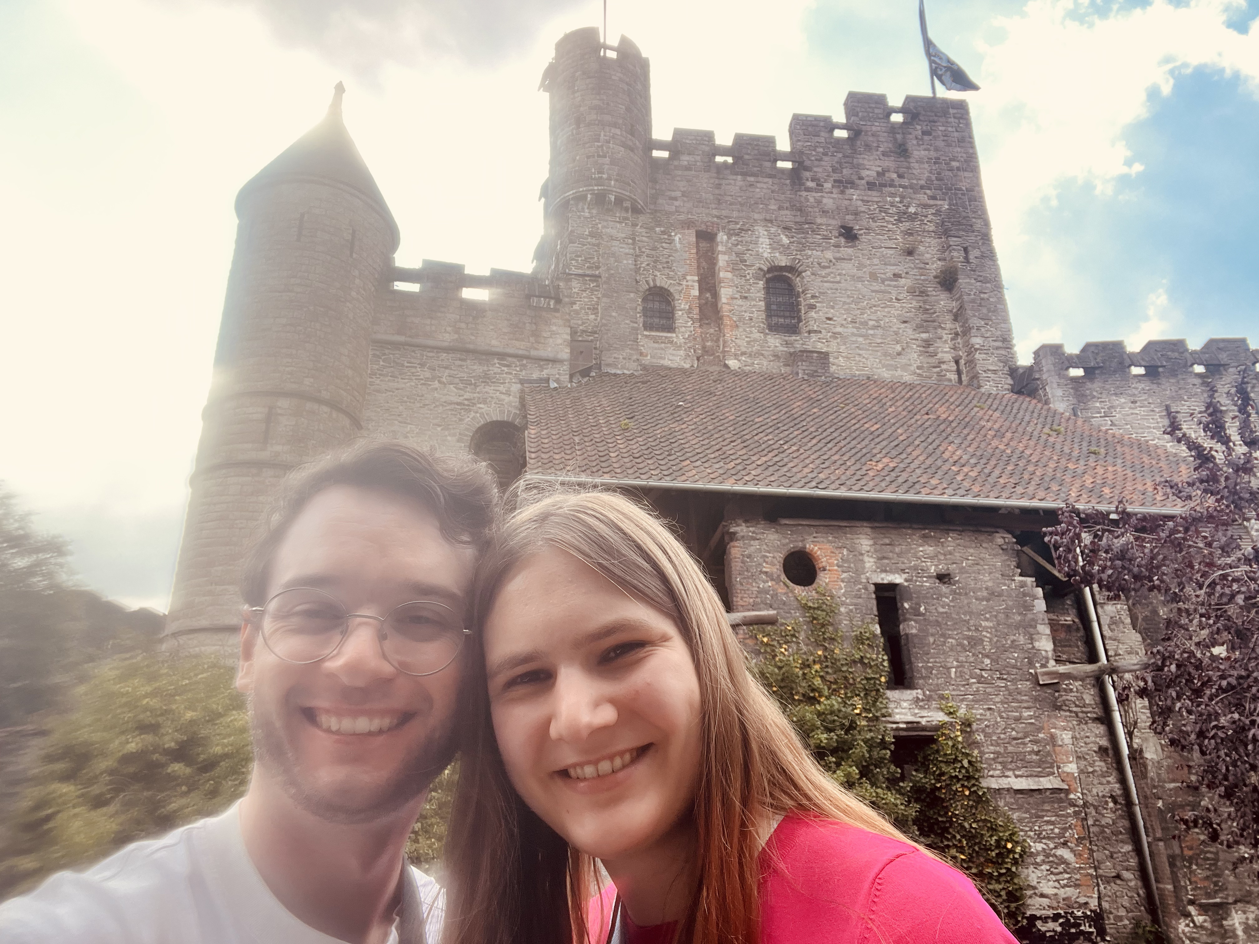 Selfie with the castle
