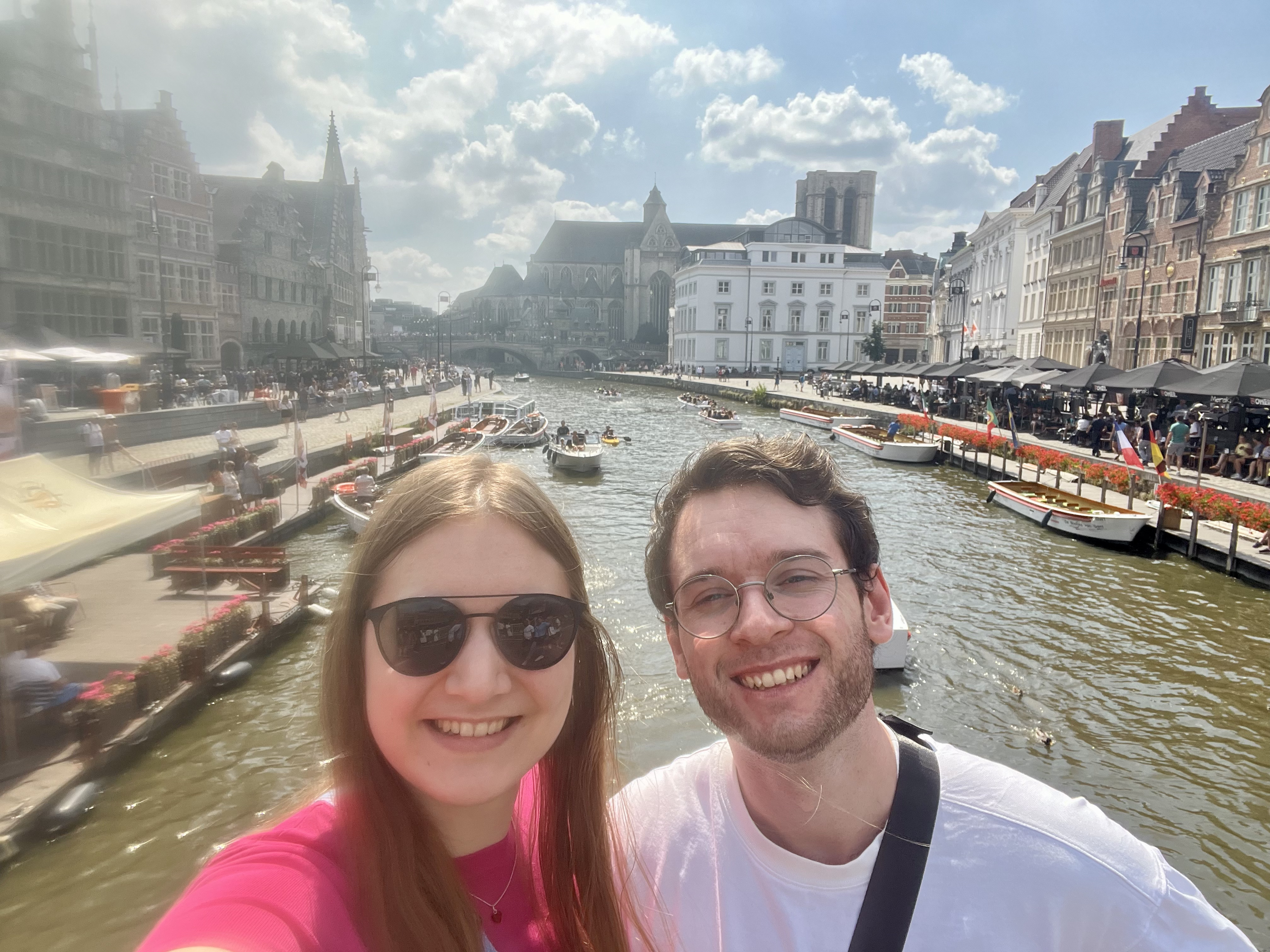 Graslei and Korenlei Selfie