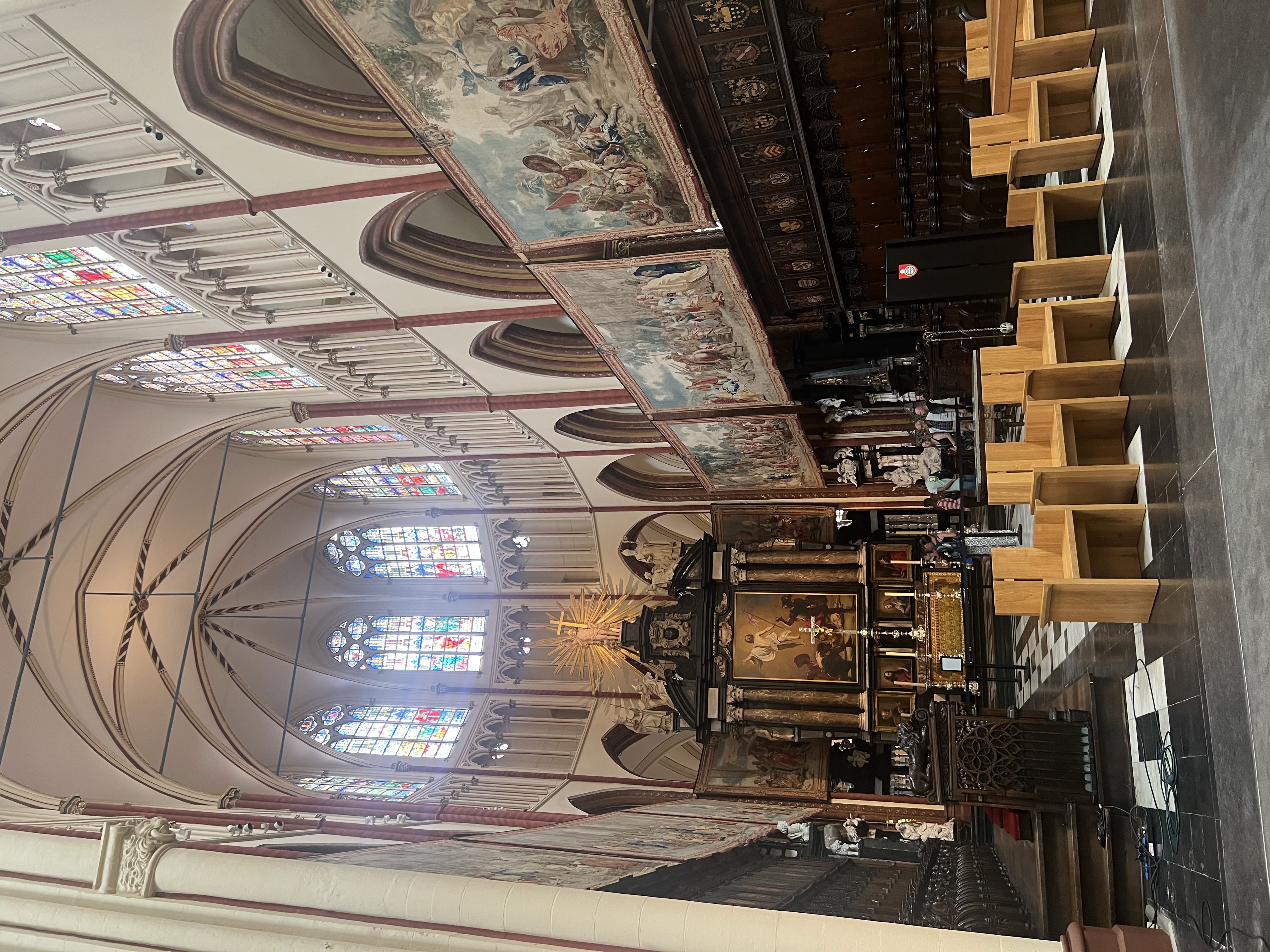 Inside of St. Salvator's Cathedral