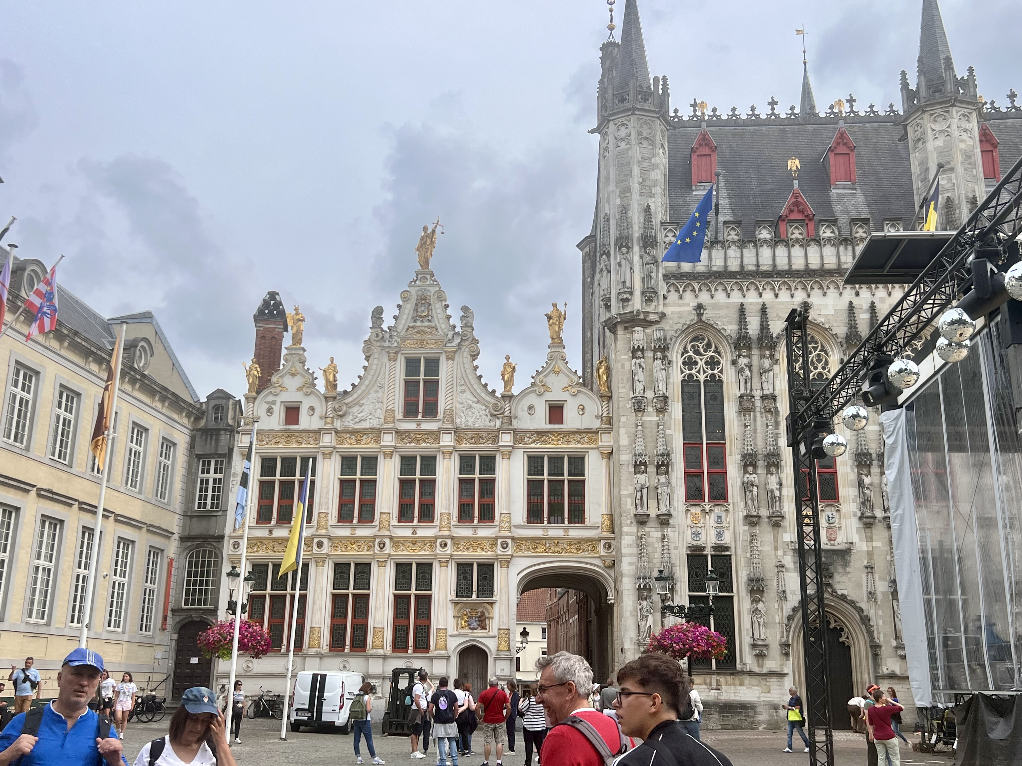 Next to town hall