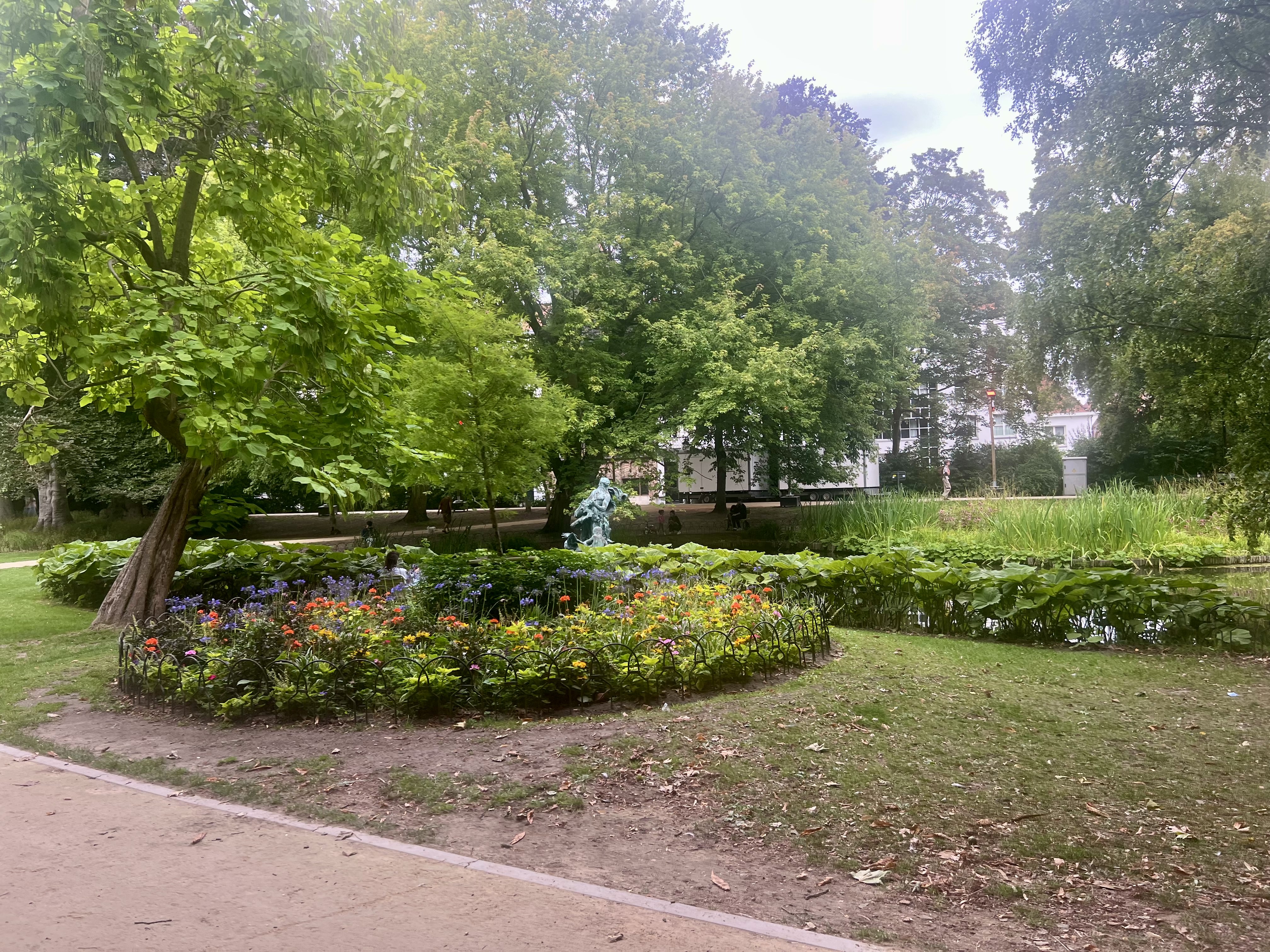 Small park in Bruges