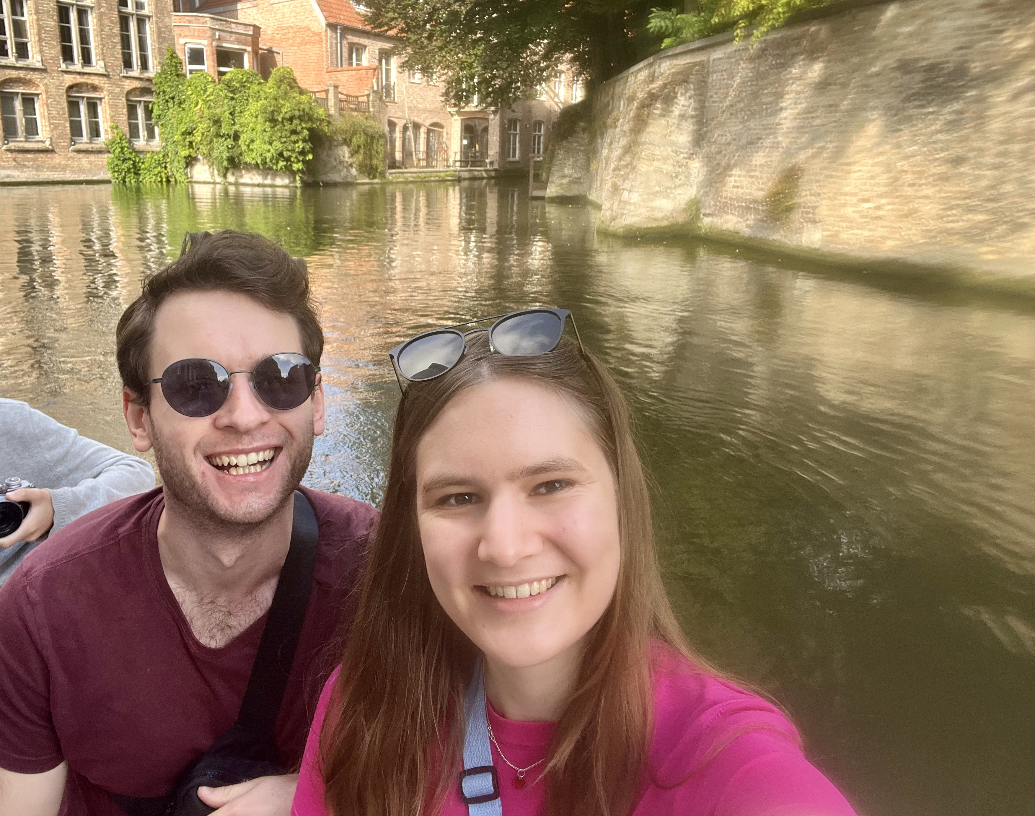 Us in the boat