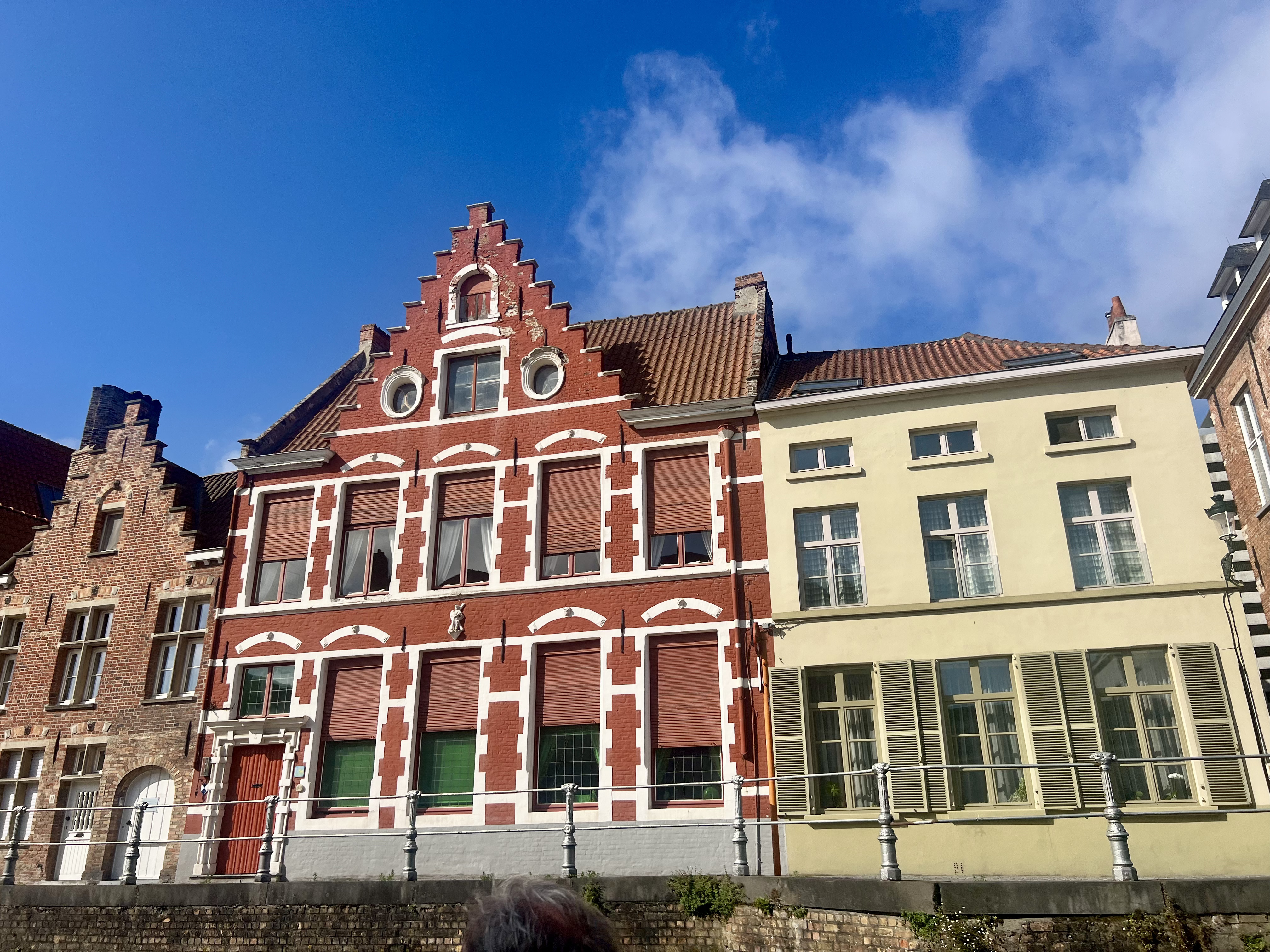 Red building due to ox blood