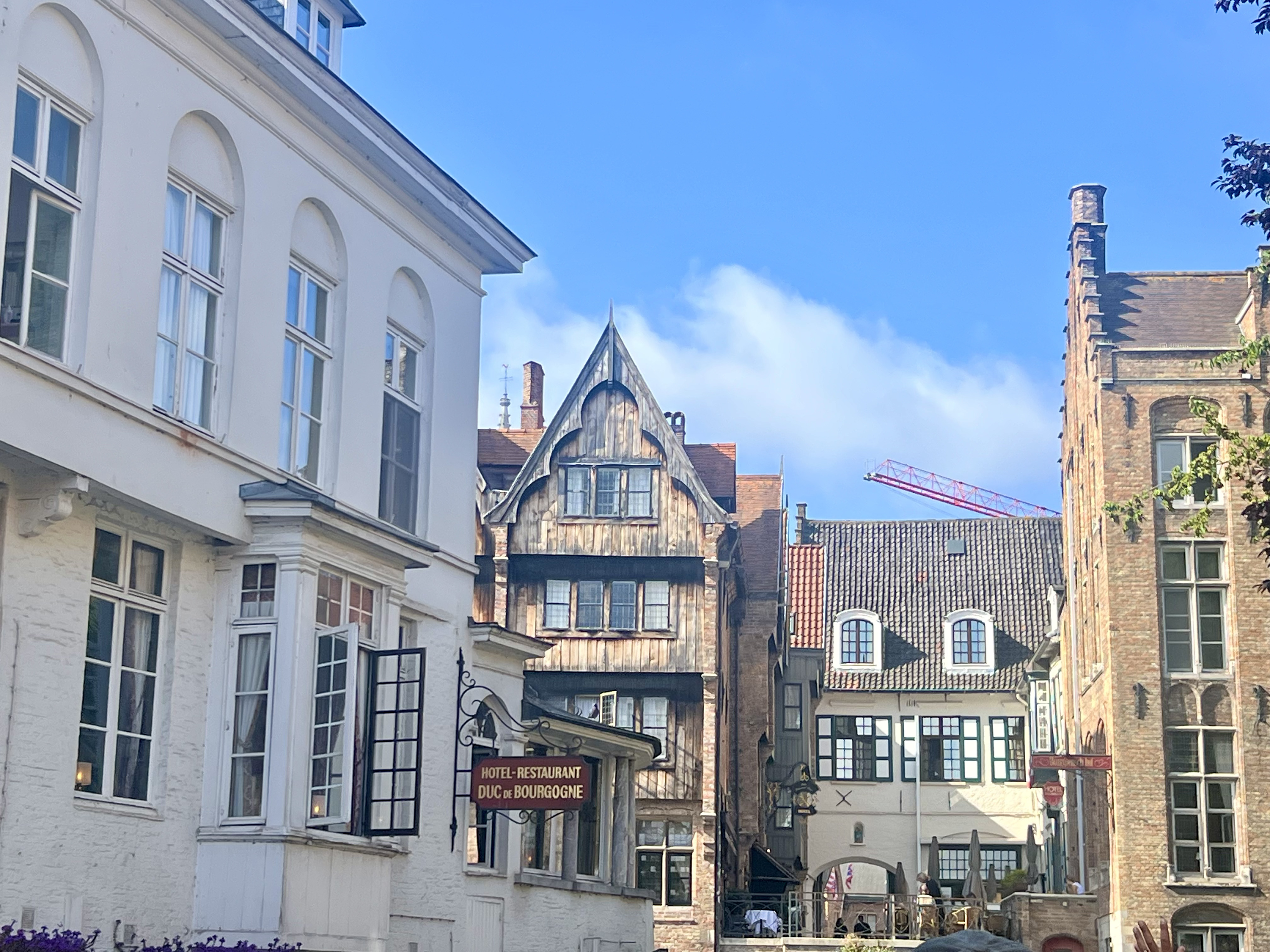 Old hotel of 17th century made of wood