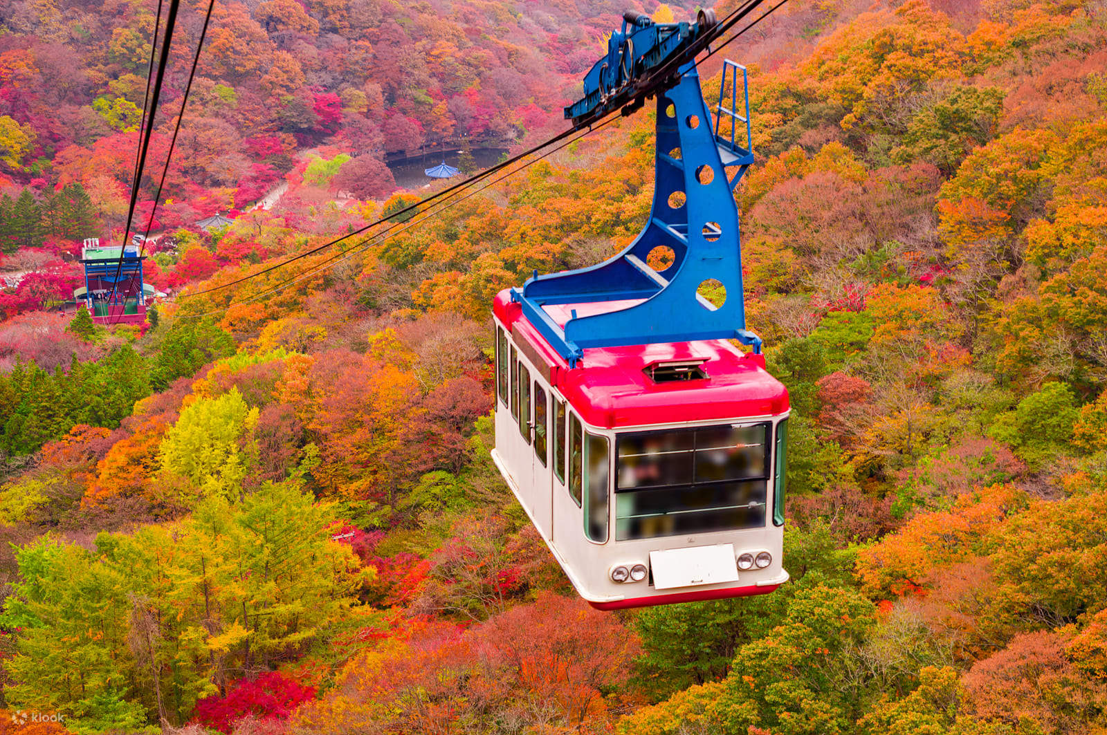Cable car at Naejangsan National Park